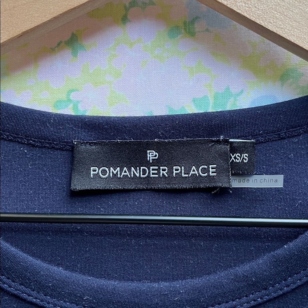 Tuckernuck x Pomander Place | Sue Sweatshirt Dress Navy Blue Size‎ XS/S Coastal - Picture 8 of 12